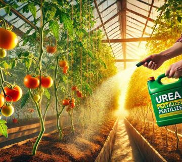 Urea fertilizer for tomatoes