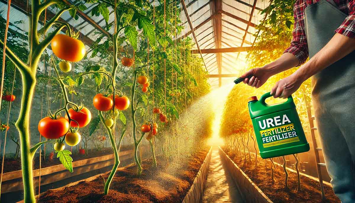 Urea fertilizer for tomatoes